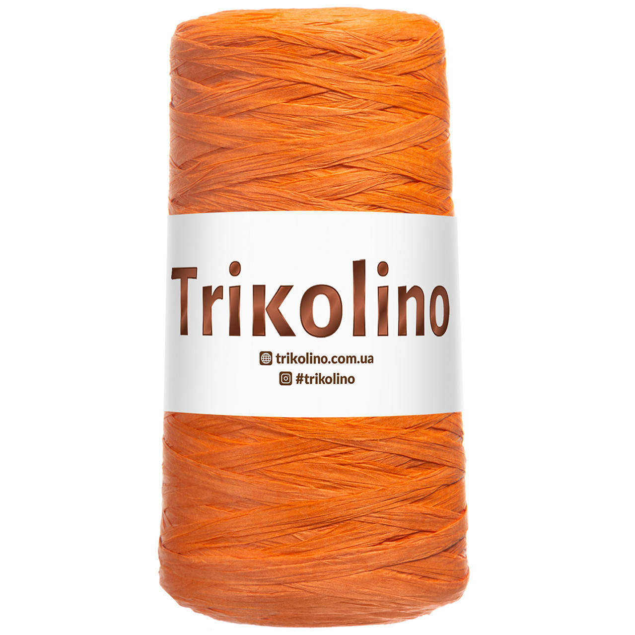 

Рафия Natural 220 м. Оранж. Trikolino, Оранжевый