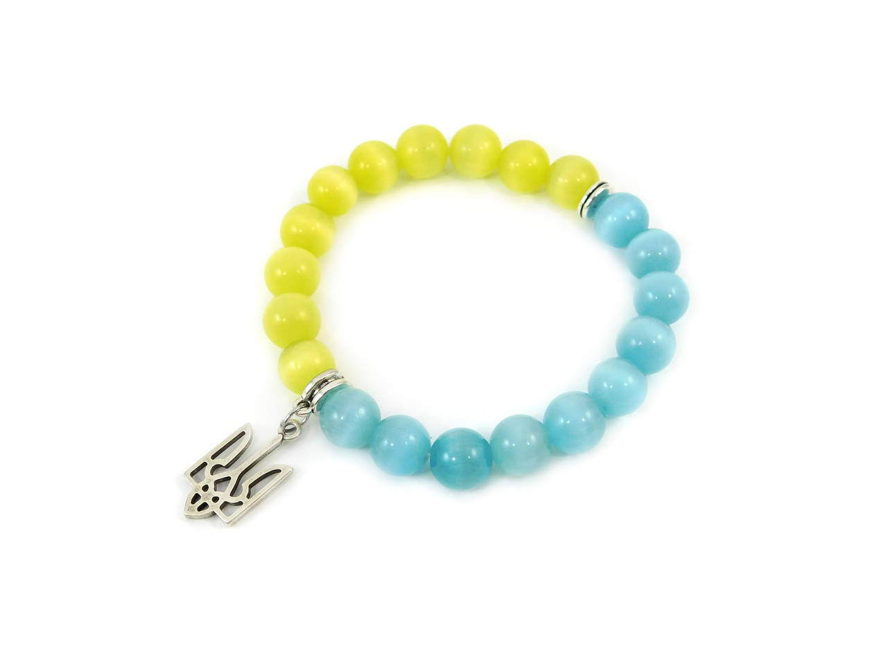 

Эксклюзивный браслет "Патриот" Кошачий глаз