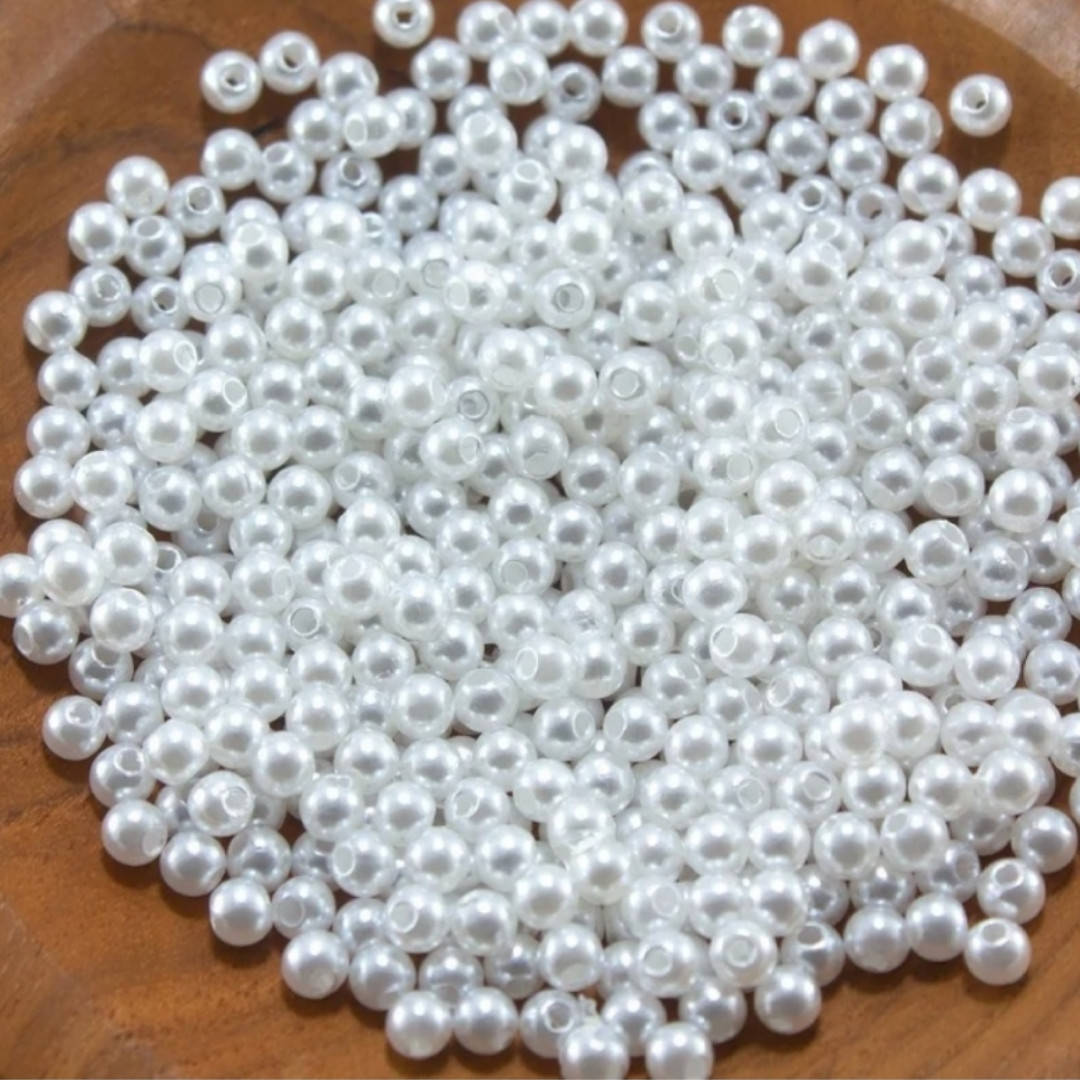 

Жемчуг бусины пластик Ø4мм "SOHHI" (≈100 шт)