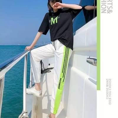 

Женский летний спортивный костюм новинка 2021, Черный