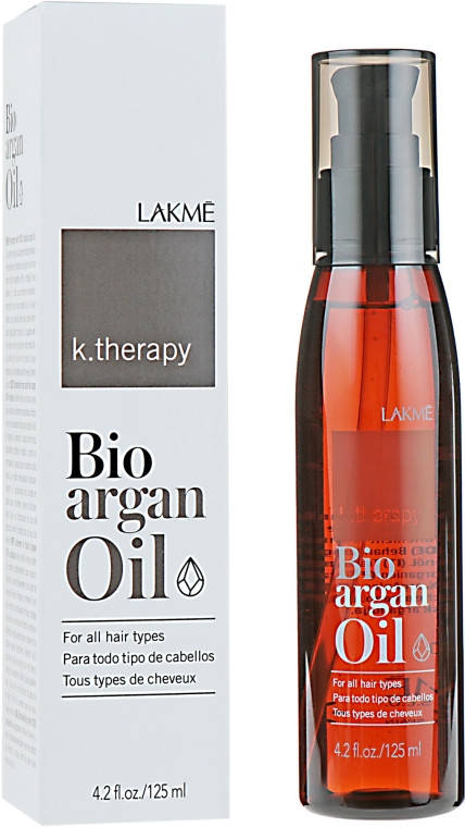 

Аргановое масло для волос Lakme K.Therapy Bio Argan Oil 125мл.