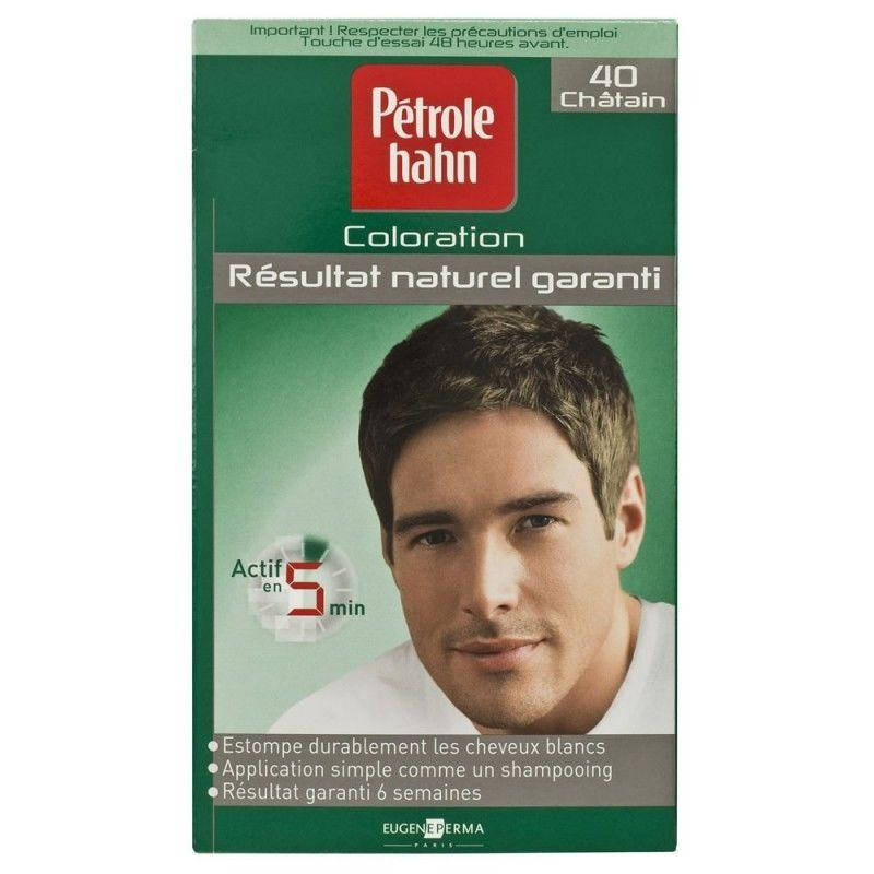 

Стойкая краска для мужчин Eugene Perma Petrole Hahn 40 Шатен 90 мл (000005517)
