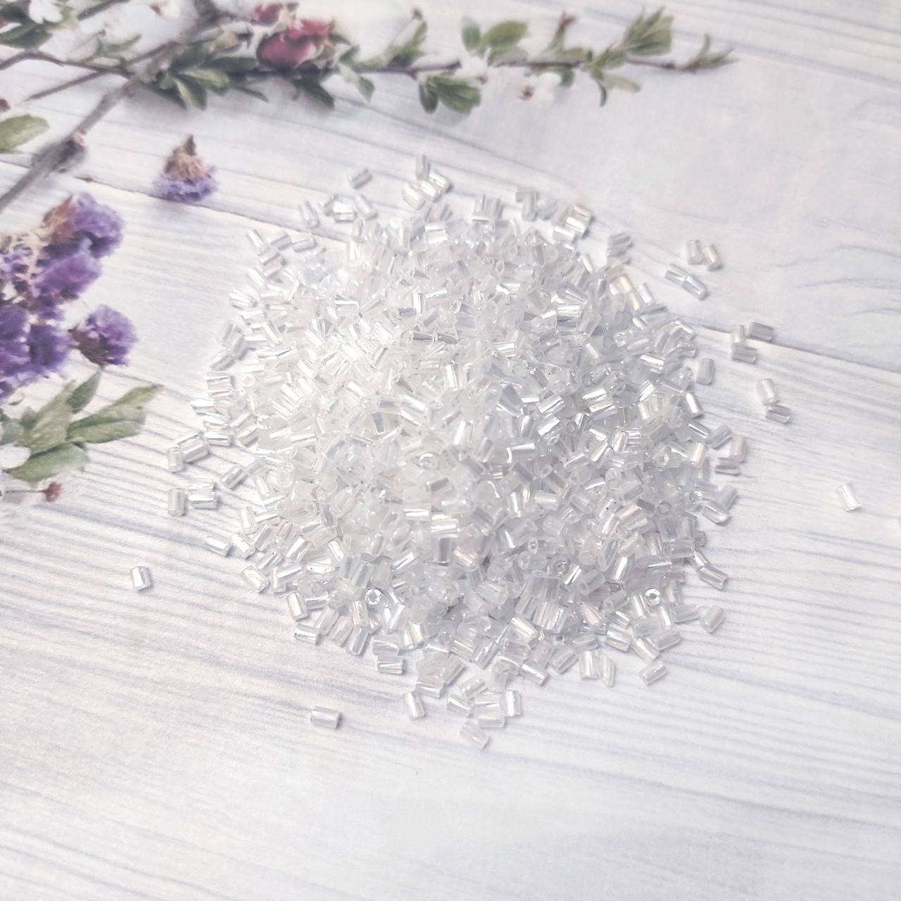 

Бисер рубка перламутровый (10 грамм)