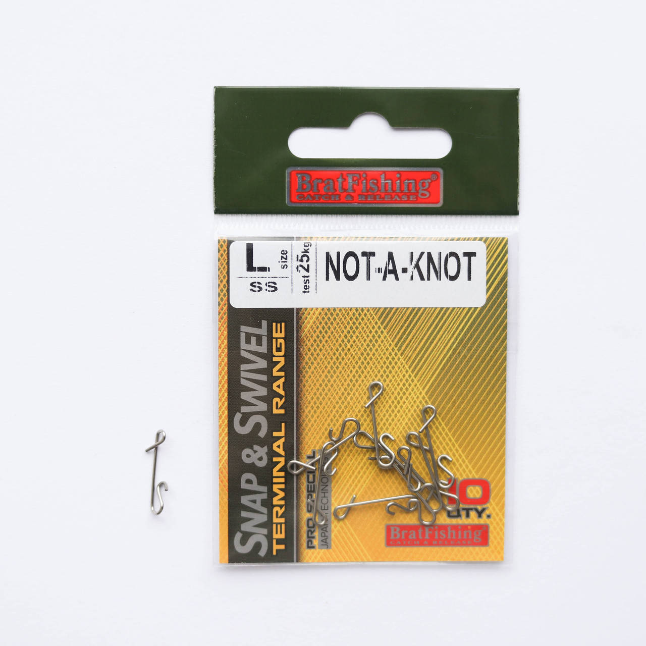 

Безвузловка BratFishing NOT-A-KNOT розмір L (10шт в уп)