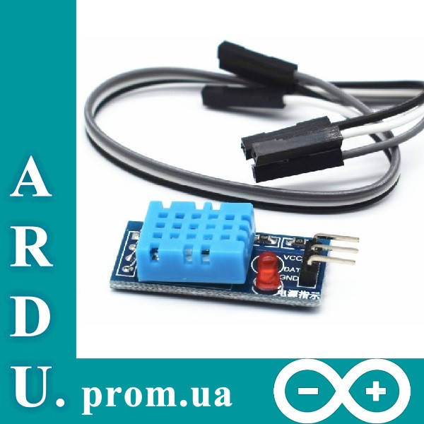 

Датчик температуры и влажности Arduino DHT11 [#1-6]