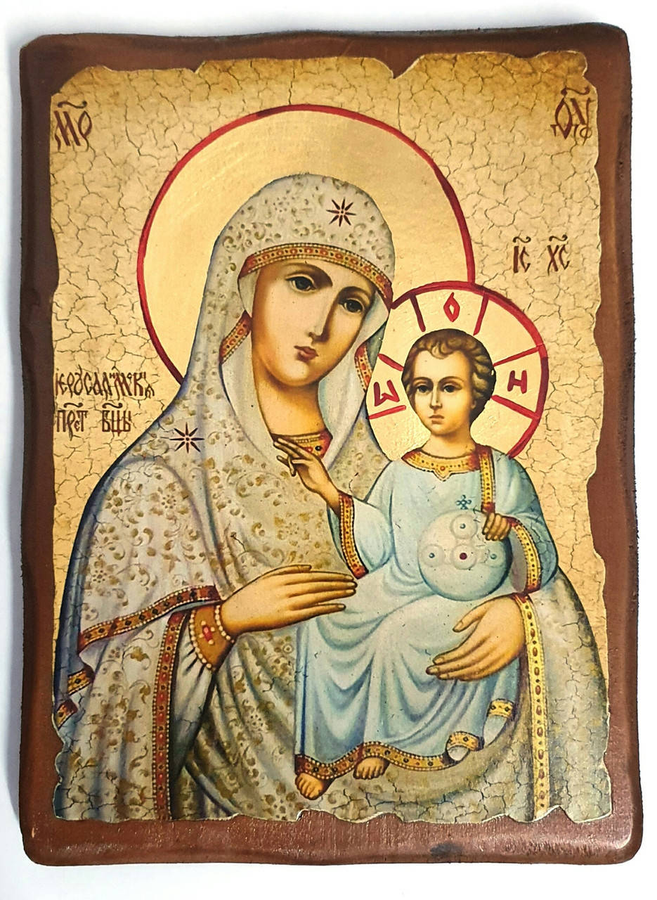 

Икона Иерусалимская Богородица (на масиве Ольхи )