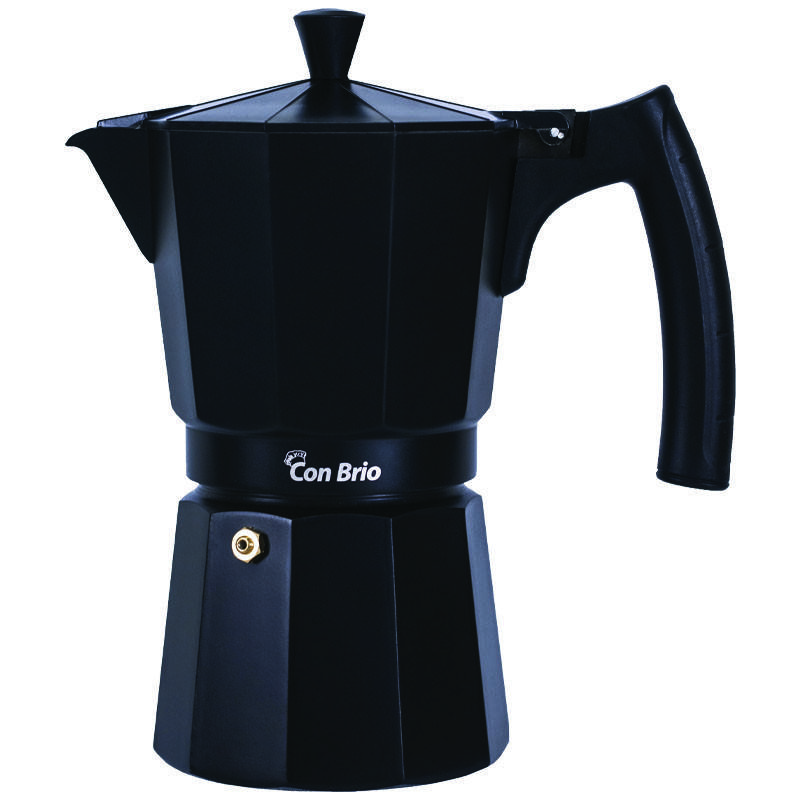 

Гейзерная кофеварка Con Brio CB-6403 на 3 чашки (150мл)