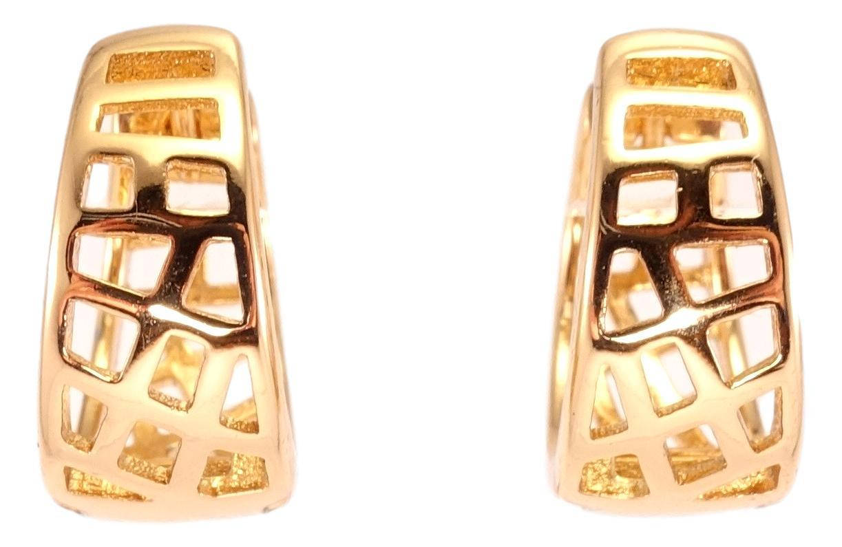 

Серьги Xuping Позолота 18K колечки "Геометрические вырезы"