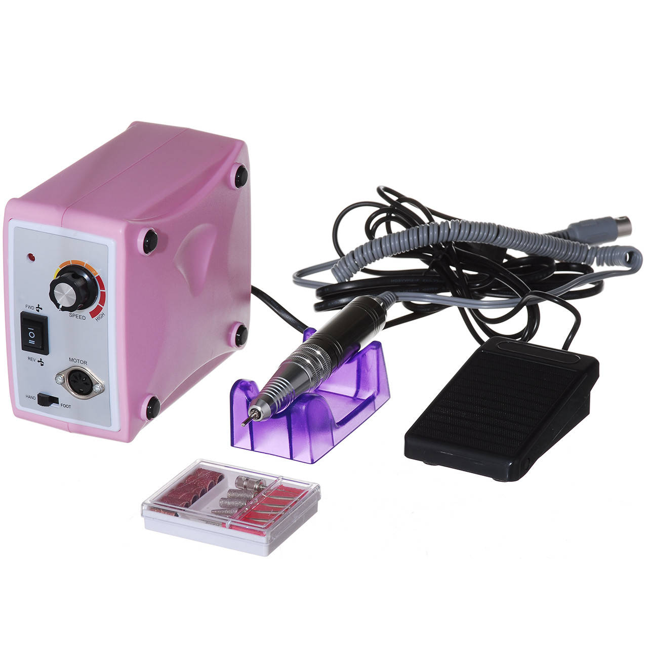 

Фрезер для маникюра Nail Drill ZS-701 на 35000 об/мин Розовый