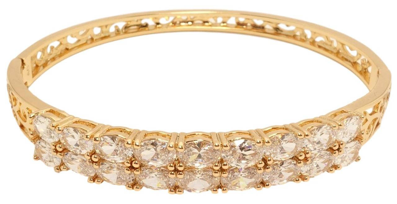 

Браслет Xuping Позолота 18K "Двойная дорожка кристаллов" ø 6,5см
