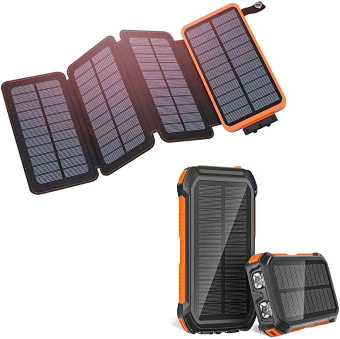 

Внешний аккумулятор на солнечной батарее S025 25000mAh
