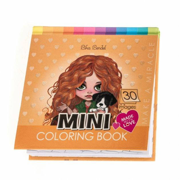 

Альбом раскраска для скетч маркеров Sketch Pad Мини для девочек Orange