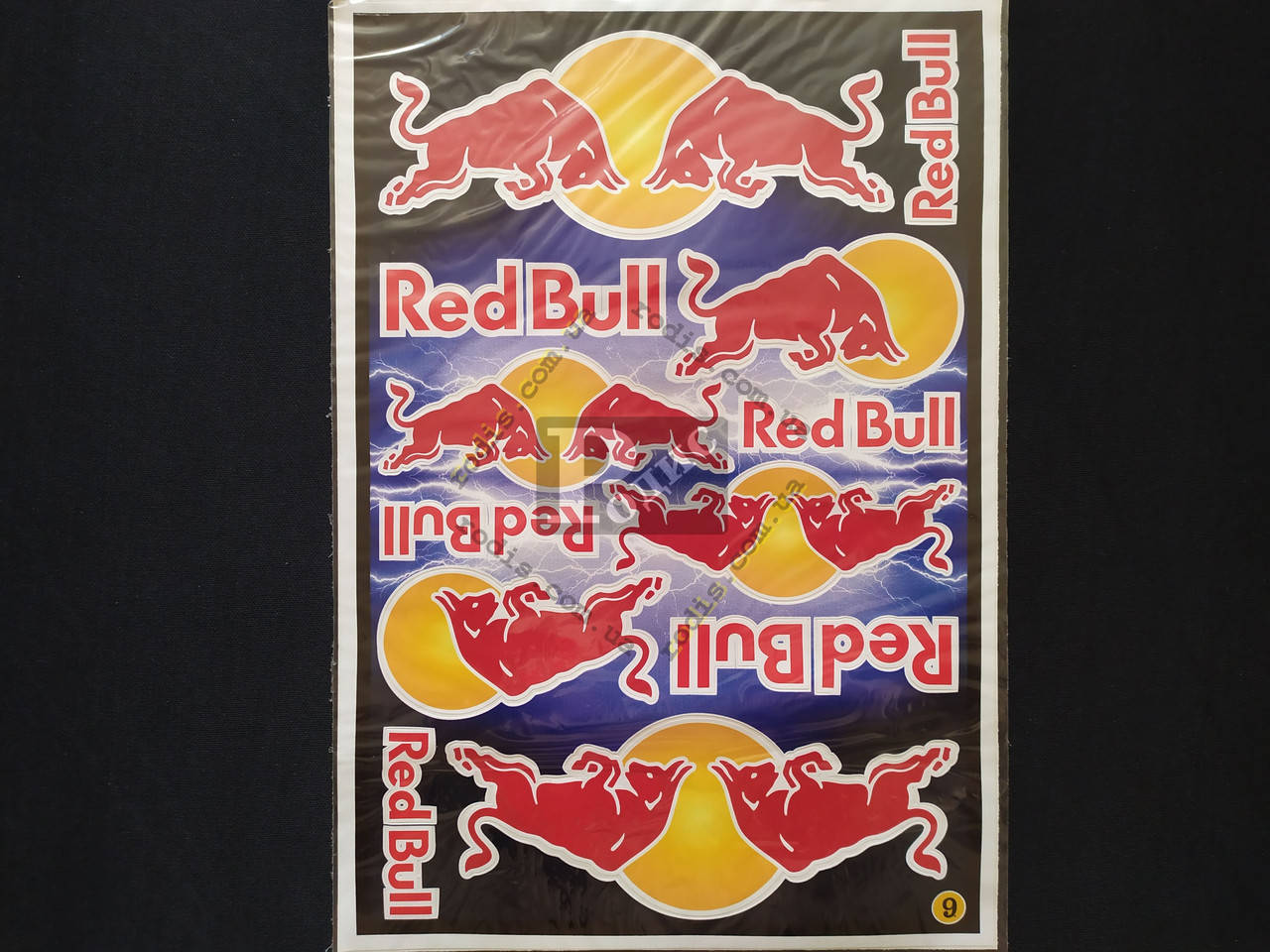 

Наклейка на автомобиль мотонабор Red Bull (h=330 мм, l=225 мм)