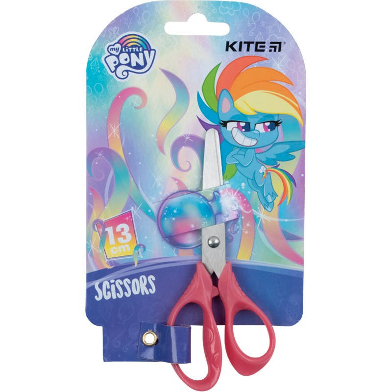 

Дитячі ножиці канцелярські Kite My Little Pony 130 мм ергономічні ручки
