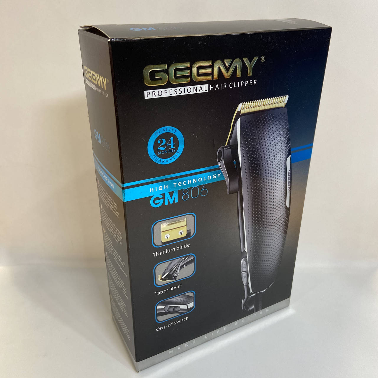 

Сетевая профессиональная машинка для стрижки волос Geemy GM-806