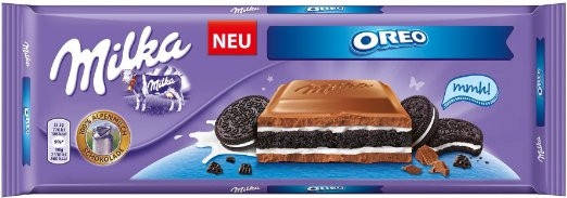 

Шоколад молочный Milka с печеньем Oreo 300гр.