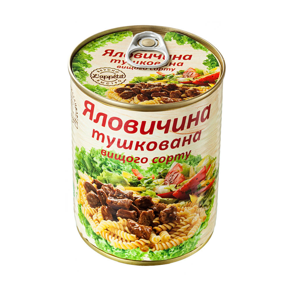 

Говядина тушеная L'appetit 340 г