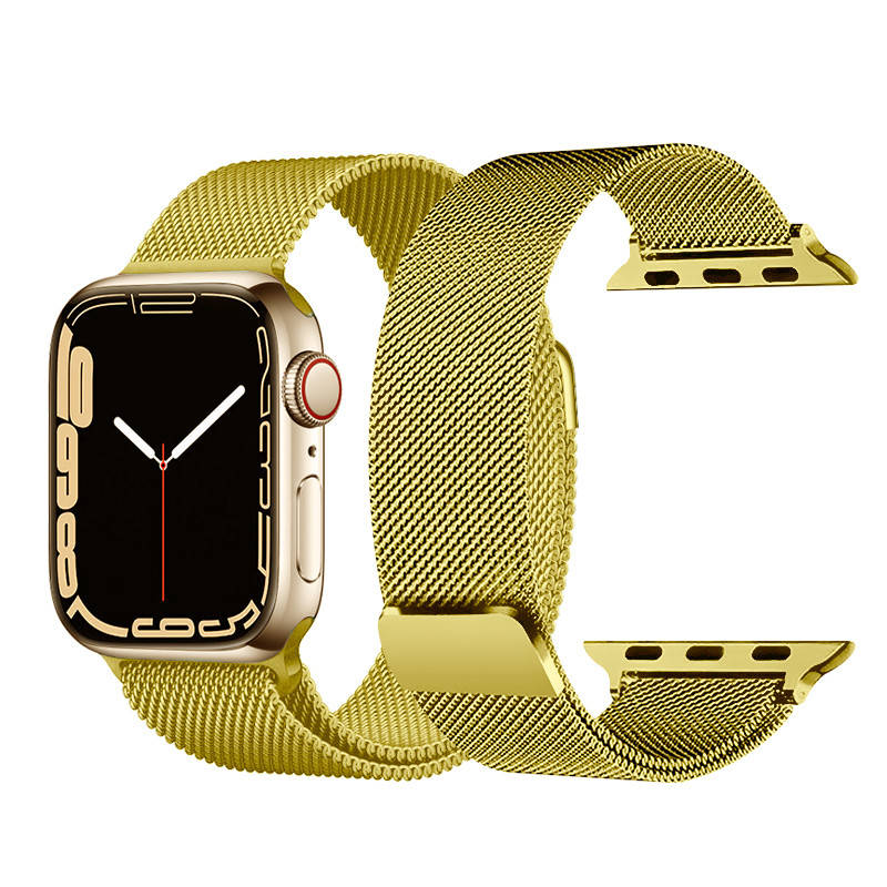 

Ремешок Apple Watch 38/40/41mm миланская петля Gold