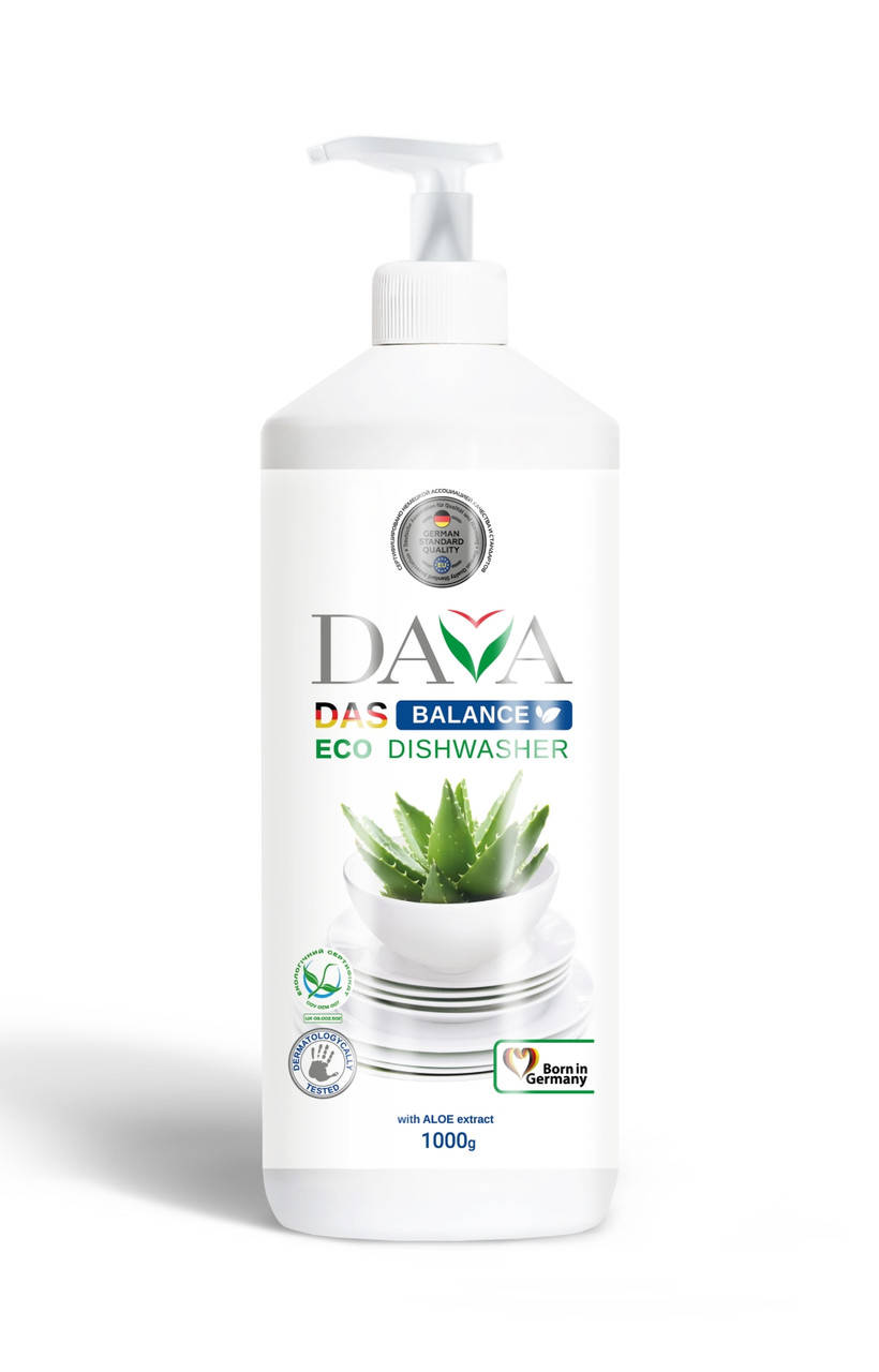 

DAVA das BALANCE Экологическое средство для мытья посуды с экстрактом алое, 1000г