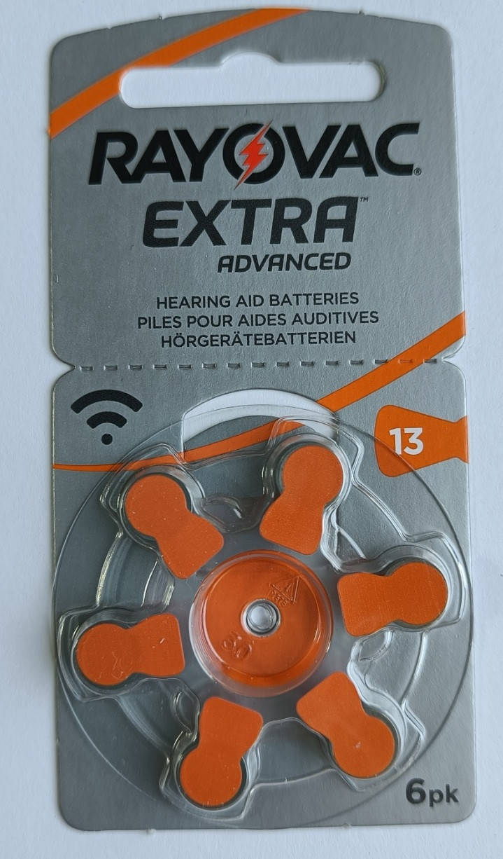 

Батарейка PR48 (Type13) Extra Rayovac 1,45V для слуховых аппаратов Цена за 1 штуку!