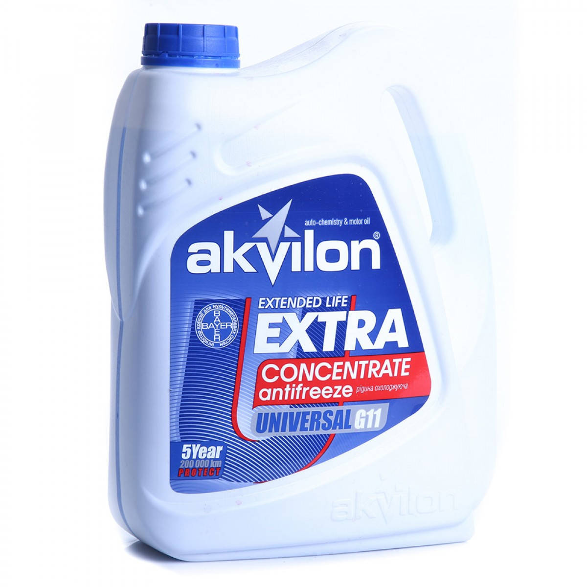 

Концентрат охолоджуючої рідини Akvilon Antifreeze EXTRA Concentrate G11 (синій) 5л. 1, Синий