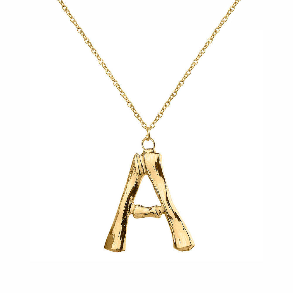 

Подвеска - С буквой А (Золотистый)