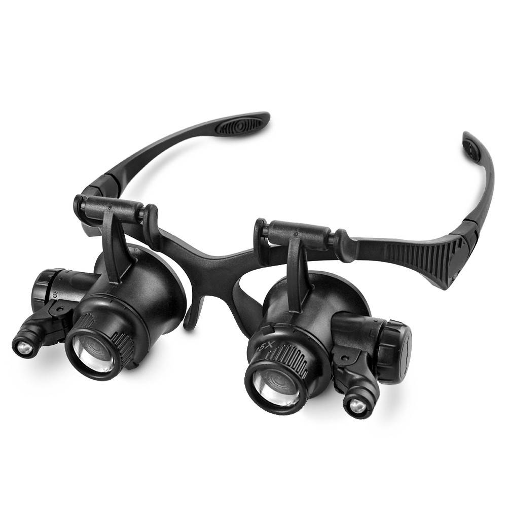 

Ювелирная лупа Magnifier 9892GJ LED 10X-25X, Черный