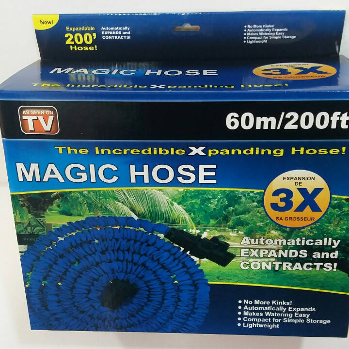 

Шланг поливочный Magic Hose 60 м, РАБОЧАЯ ДЛИНА 30-35м