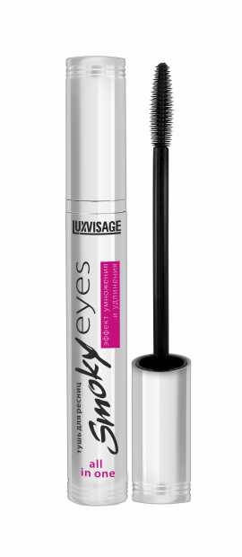 

Luxvisage Тушь для ресниц Smoky eyes Эффект умножения и удлинения, Черный