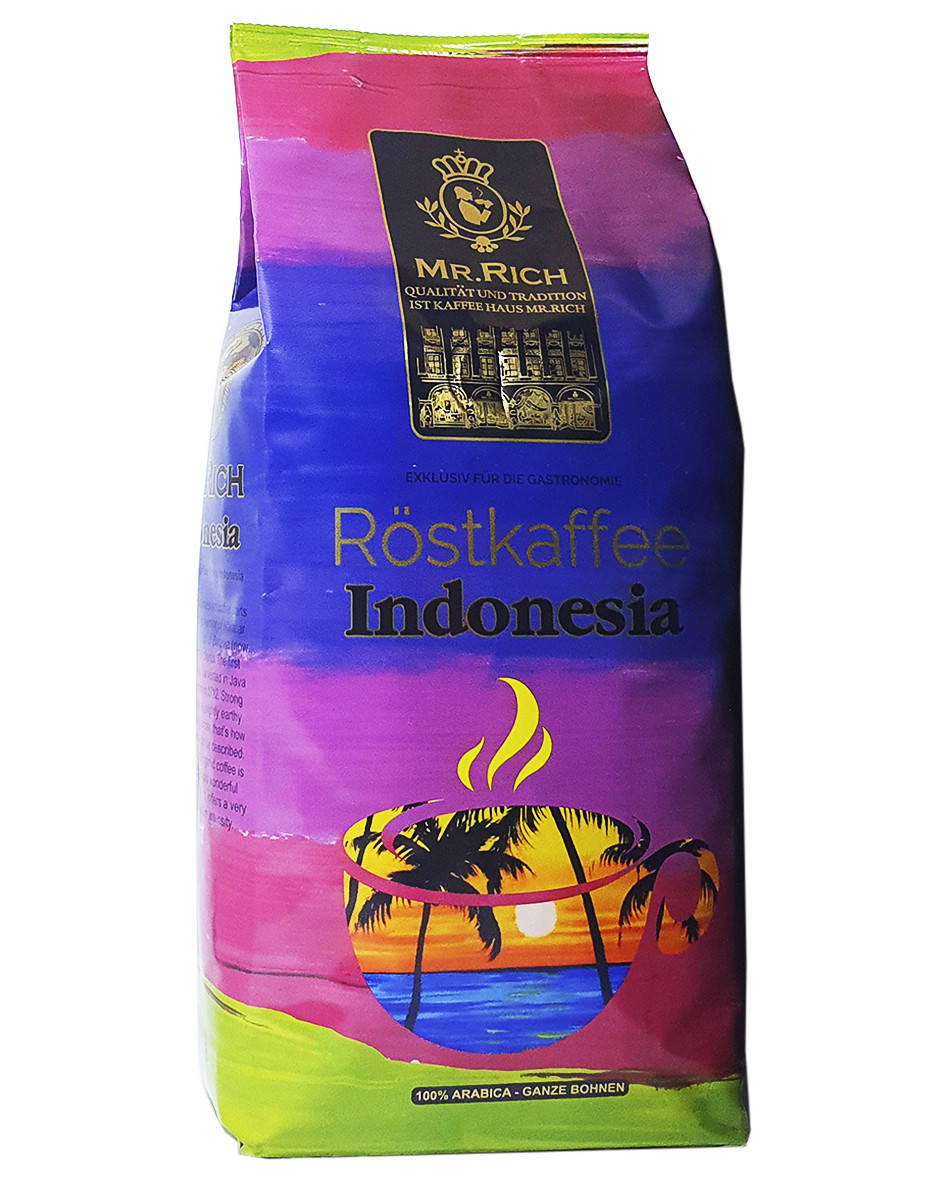 

Кава зернова Mr.Rich Exklusiv Indonesia Kaffee 500 г (53570)
