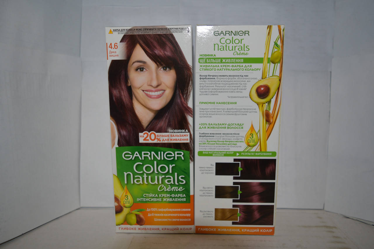 

Краска для волос Garnier Color Naturals 4.6 (Дикая вишня)