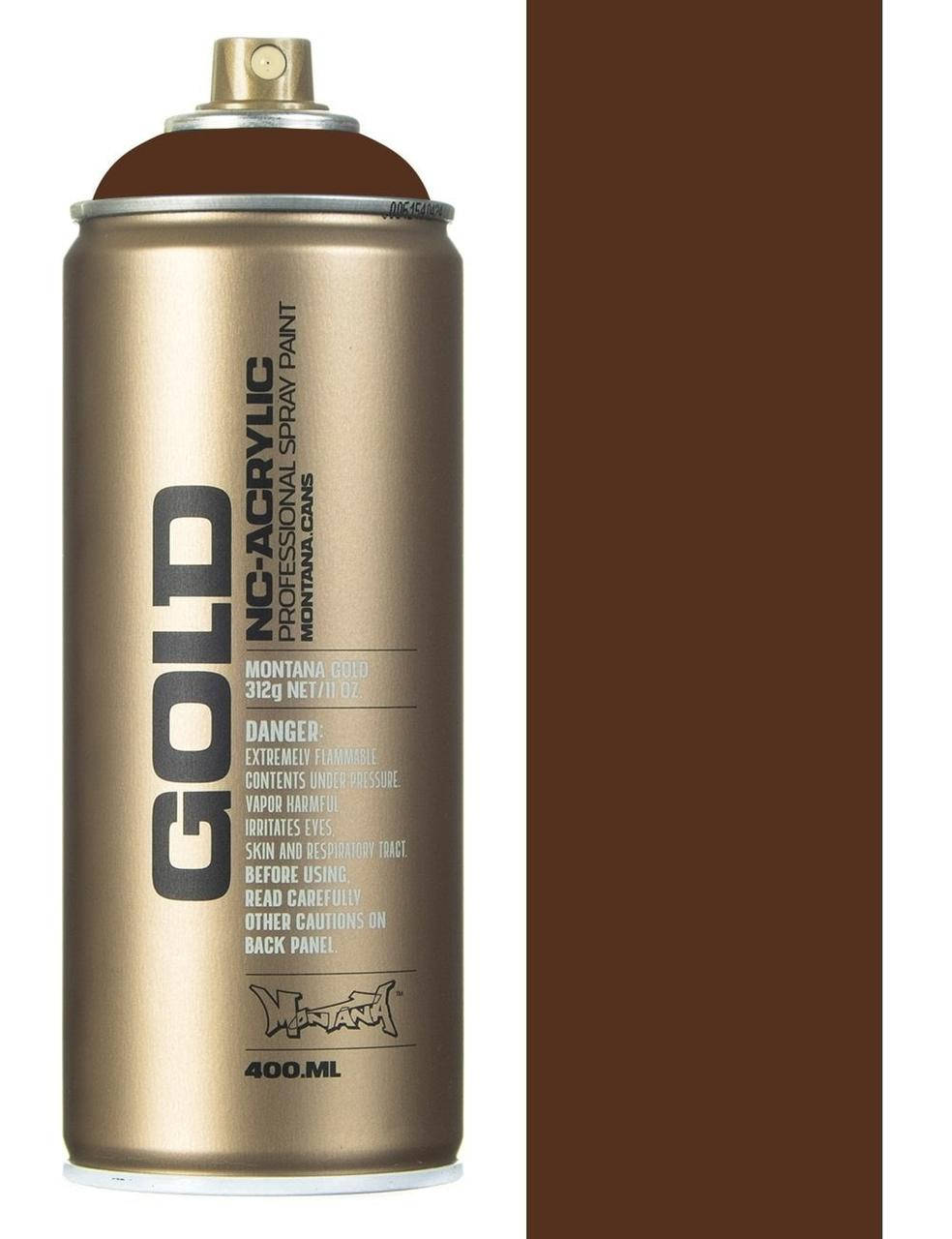 

Аэрозольная краска Montana Gold 8120 Какао (Cacao) 400 мл, Коричневый