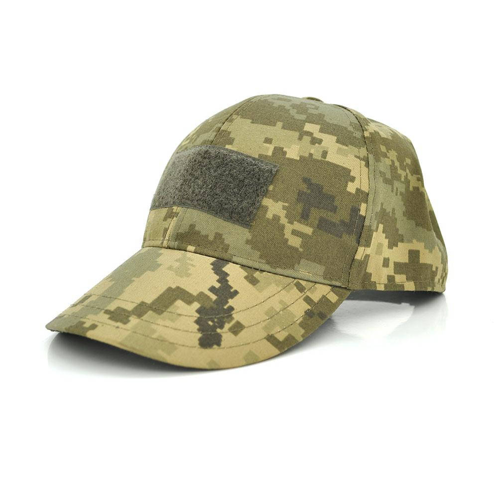 

Тактична кепка з липучками для шевронів, Multicam