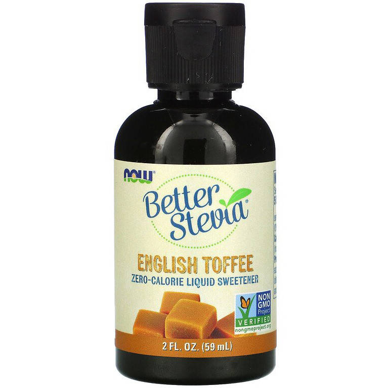 

Жидкий сахарозаменитель стевия NOW Foods "Better Stevia" вкус английского ириса (59 мл)