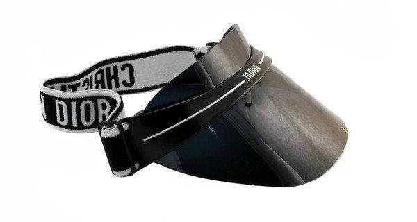 

Солнцезащитный козырек на голову черный Christian Dior