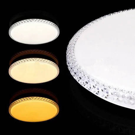 

Светильник светодиодный Biom SMART SML-R08-50/2 3000-6000K 50Вт с д/у New, Белый