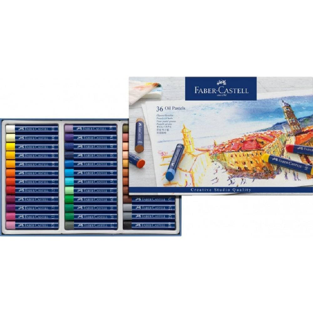 

Набір олійної пастелі "Goldfaber Oil Pastels" (127036), 36 кол., Faber-Castell