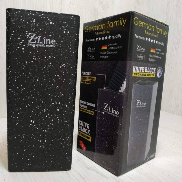 

Подставка для ножей Z-Line Garman Family GF-S08B Black прямоугольная