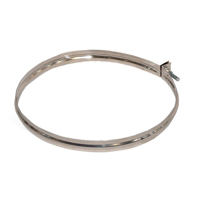 

Хомут узкий нержавейка Версия Люкс D-200 мм толщина 0,6 мм