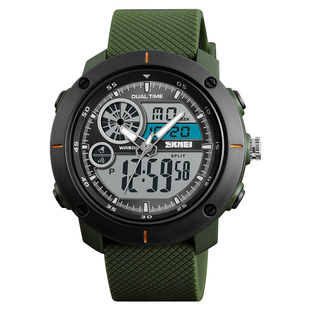 

Skmei 1361 зеленые мужские спортивные часы
