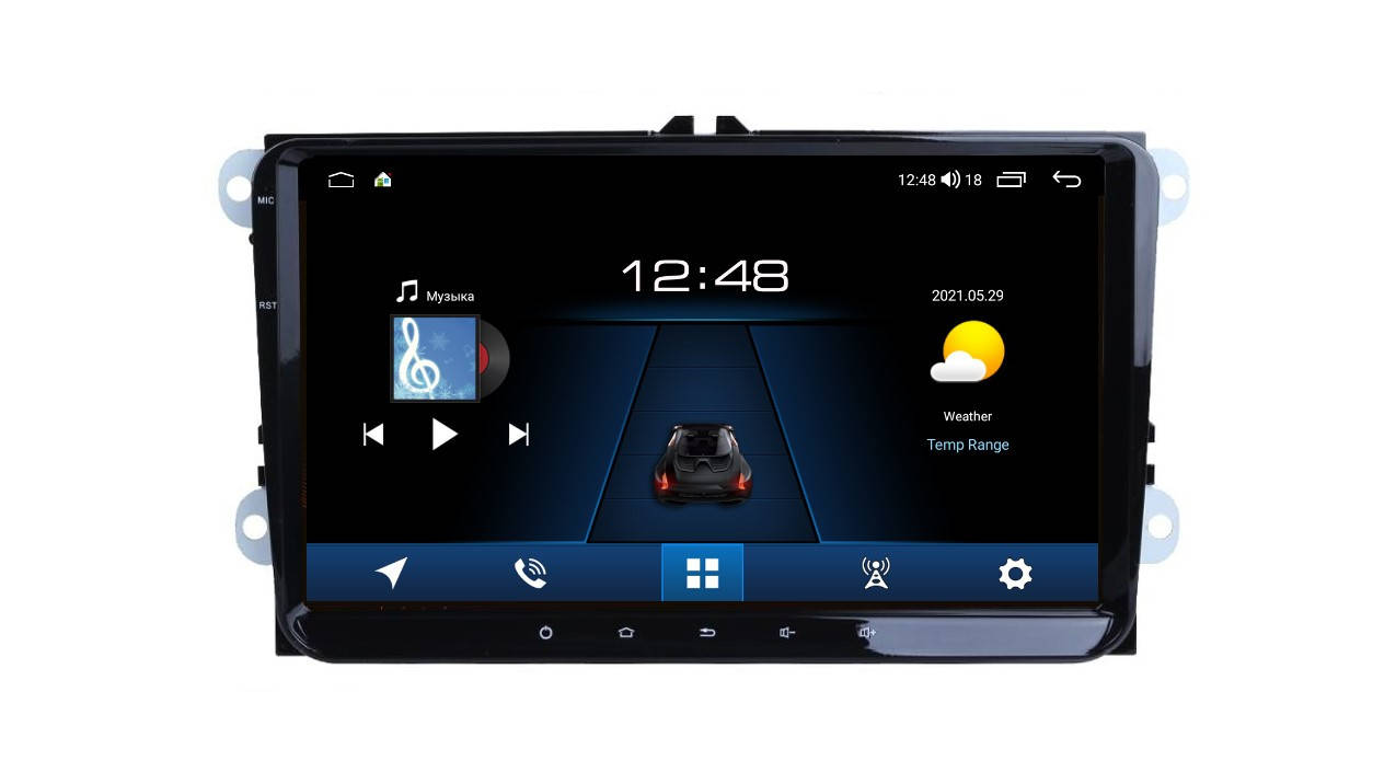 

Штатная магнитола Torssen VW Universal M9002 4G Carplay DSP