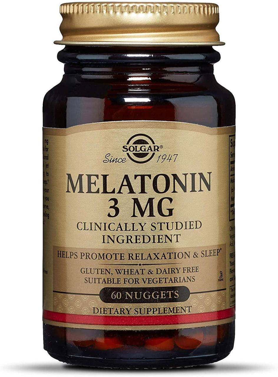 

Мелатонин, Melatonin, Solgar, 3 мг, 60 таблеток (SOL-01934)