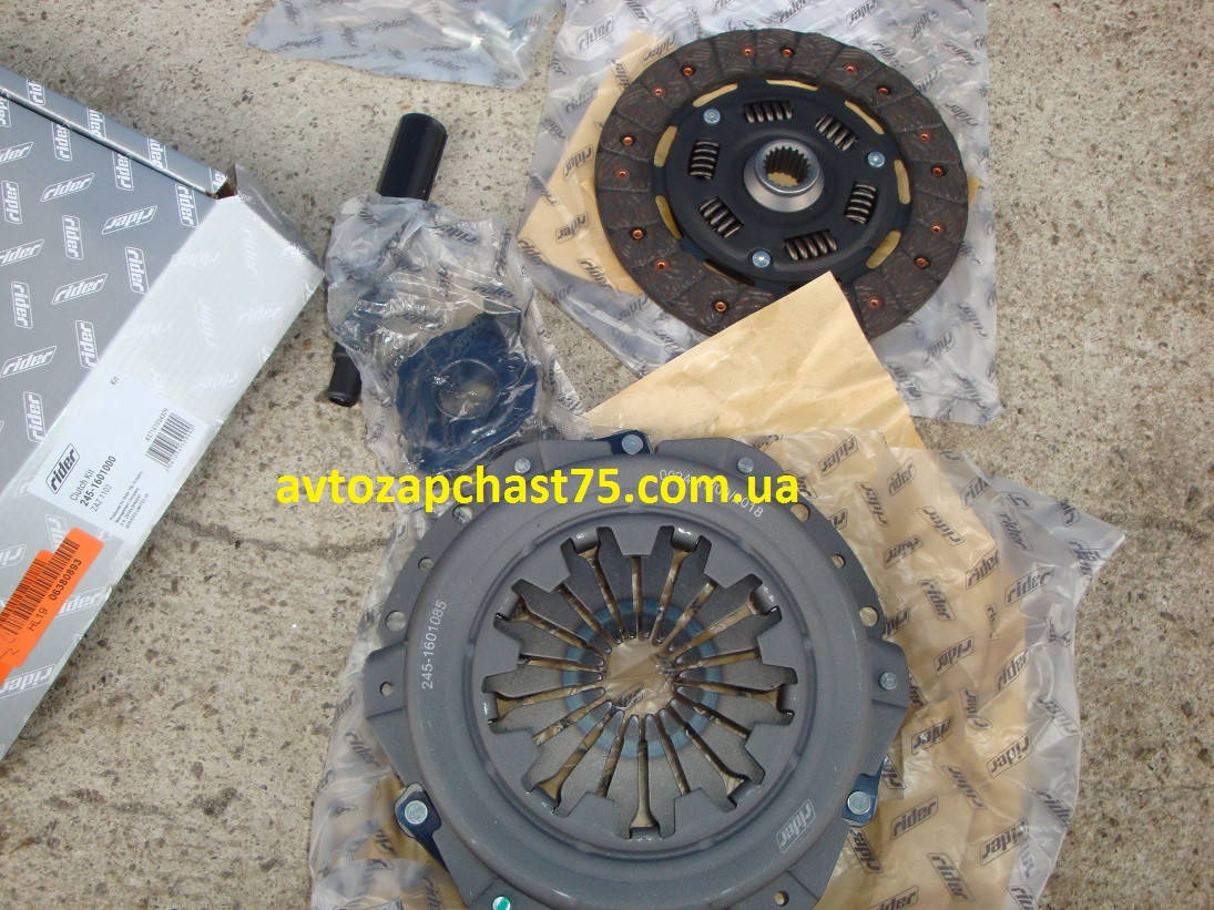 

Сцепление Зиз 1102, Таврия (корзина+диск сцепления + подшипник) производитель Rider, Венгрия