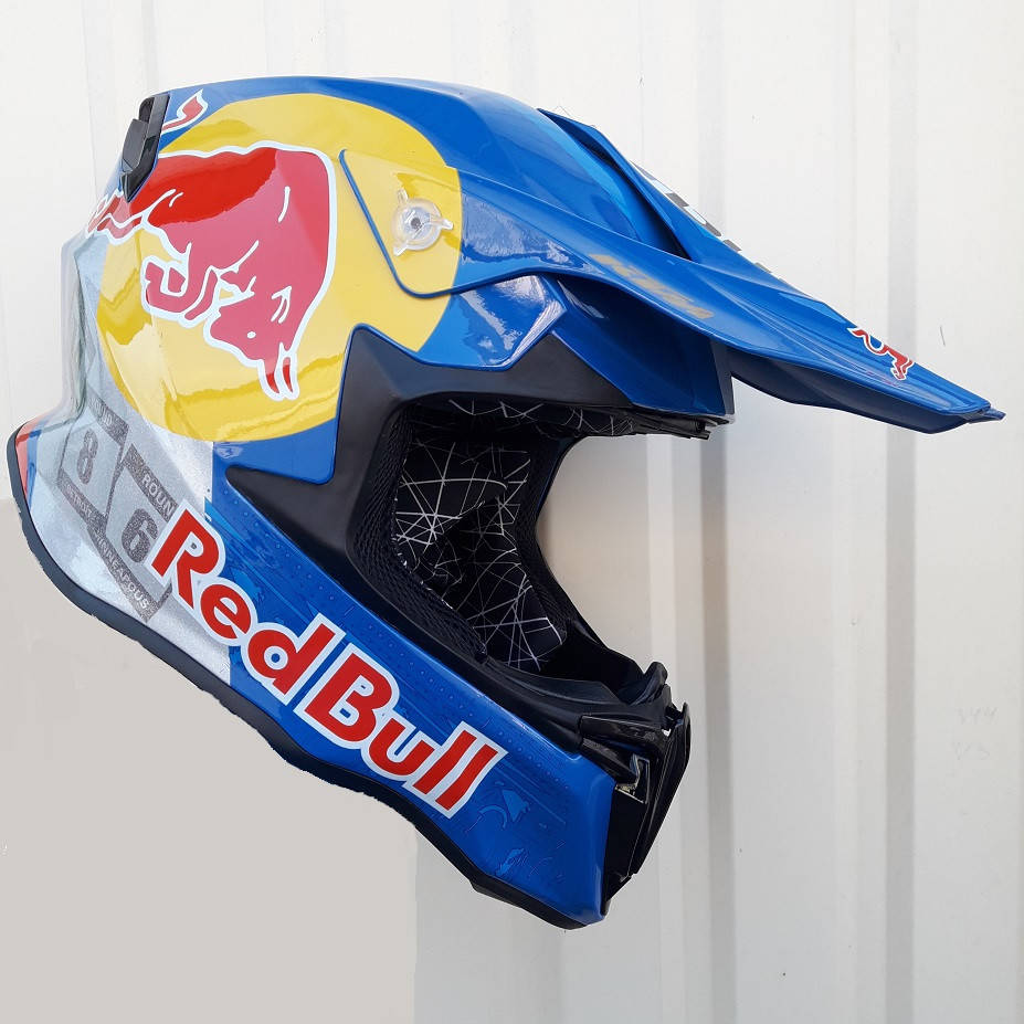 

Кроссовый мото шлем эндуро Red Bull KTM размер  55-56, Синий