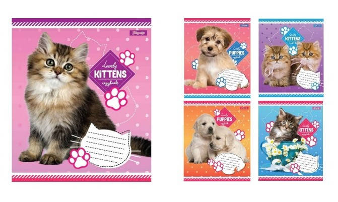 

А5/12 кл. 1В Lovely puppies, тетрадь учен.