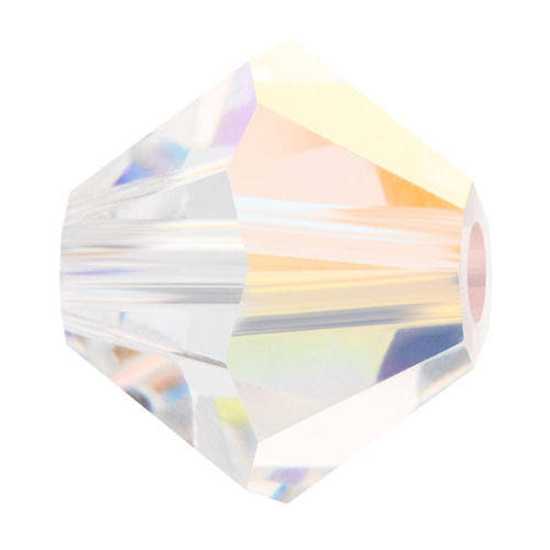 

Хрустальные биконусы Preciosa (Чехия) 3 мм Crystal AB, Разные цвета