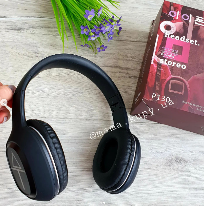 

Наушники С 50604 (80) 3 вида, беспроводные Bluetooth, USB кабель, в коробке, Черный