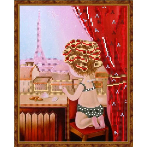 

Вышивка бисером, Канва схемы картины Гапчинская Утренний кофе