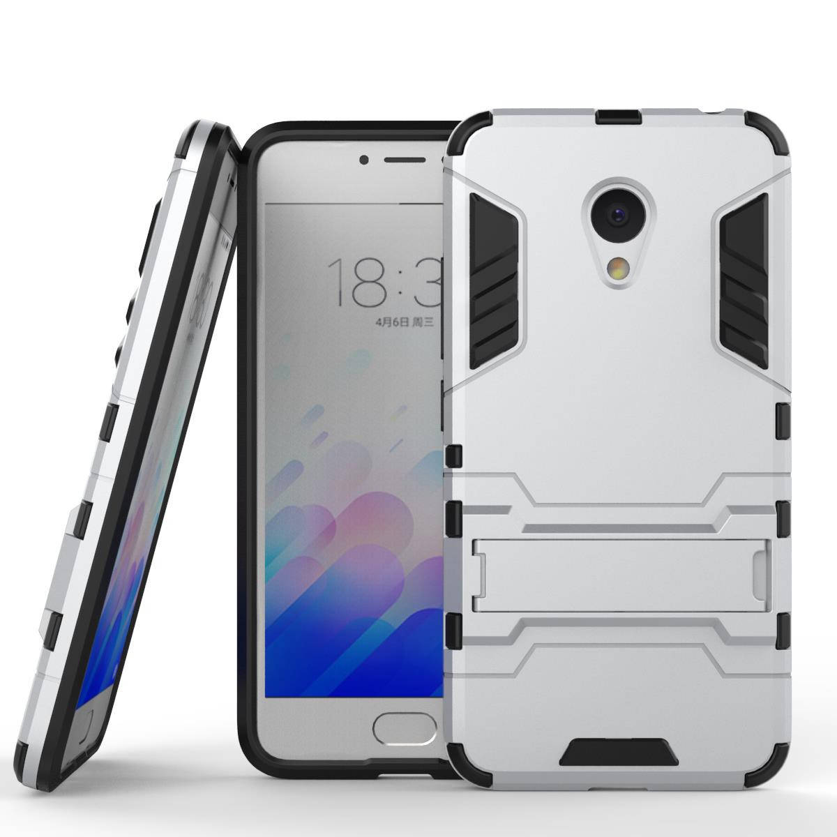 

Чехол Iron для Meizu M3s / M3 / M3 mini бронированный Бампер Броня Silver