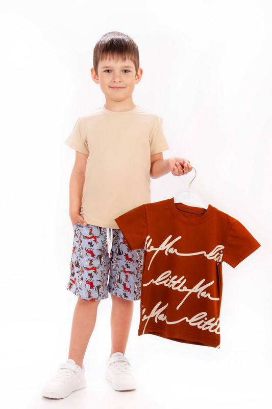 

Комплект шорты и футболка, на мальчика 116